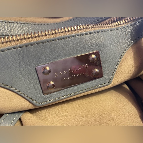 Zanellato Postina Daily Shoulder/Crossbody Bag (Light Blue) - Picture 8 of 10